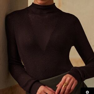 NEW Elegant Brown Long Sleeve Women's Top